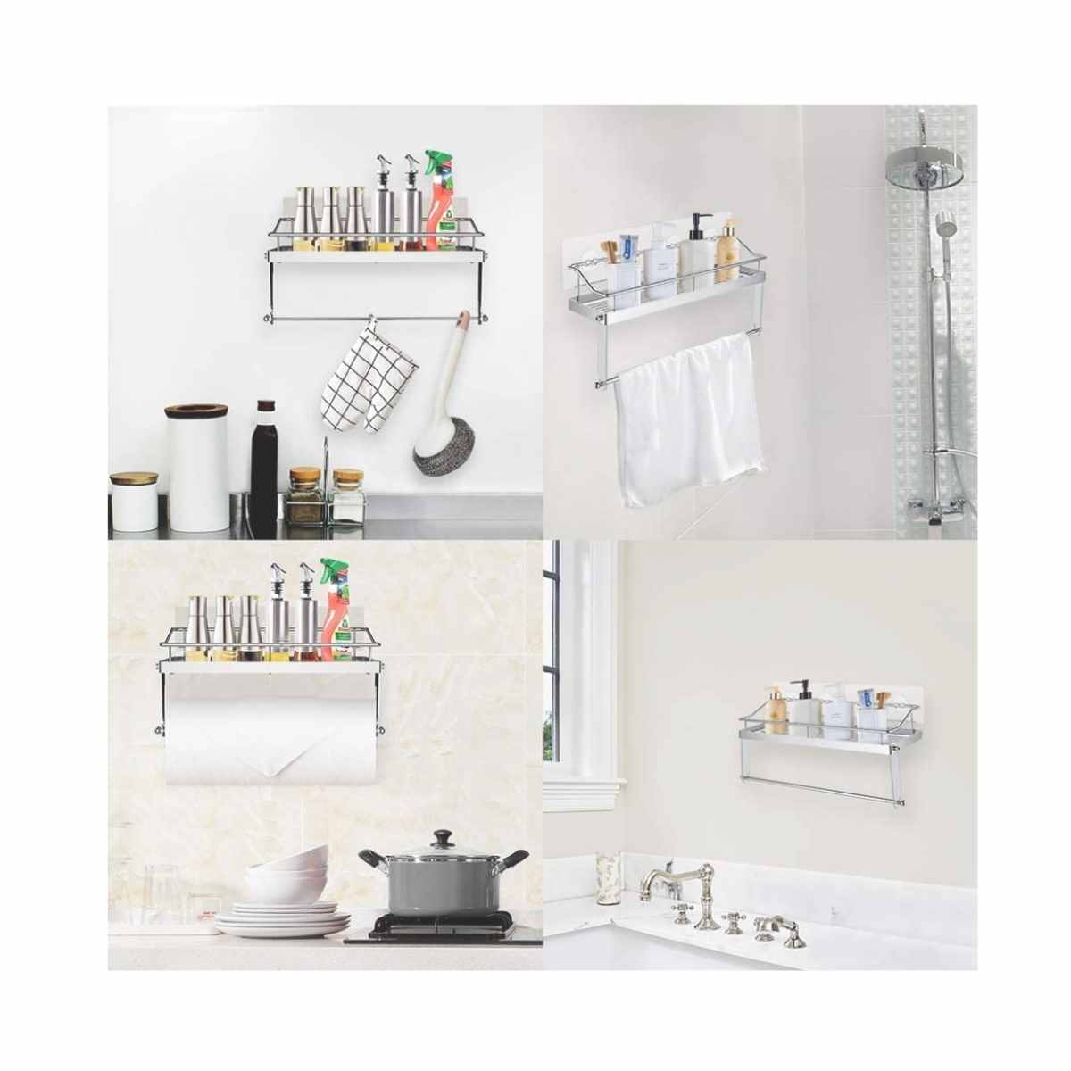 Carry360 Adhesive Paper Towel Holder Shelf