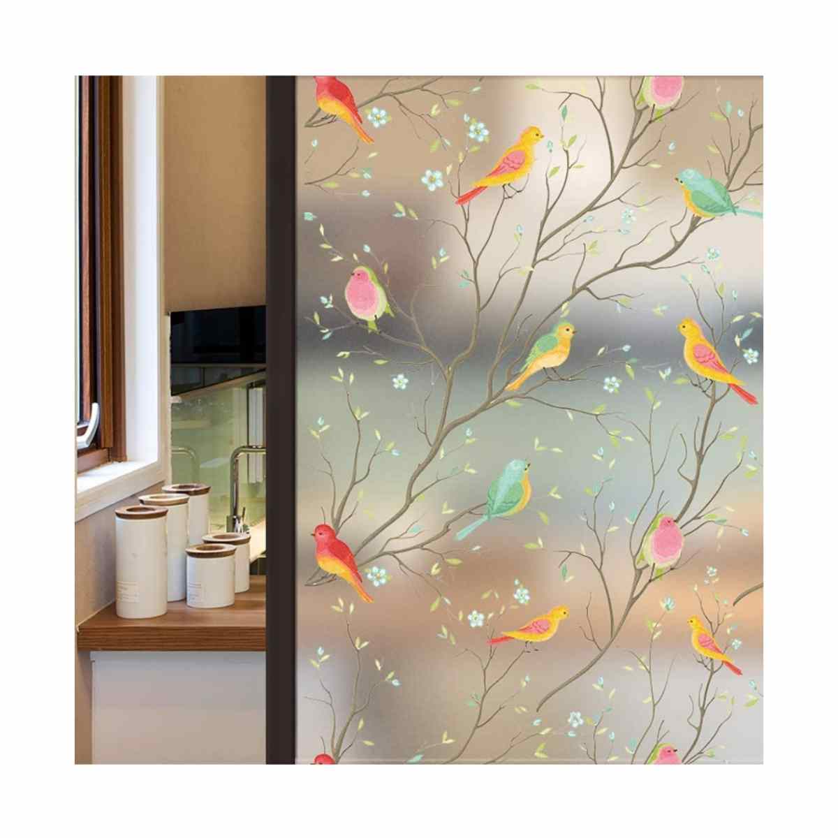 Coavas frosted bird privacy film