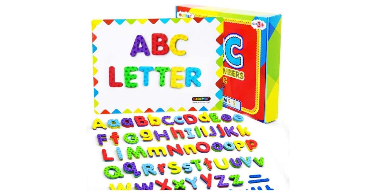 Magtimes magnetic letters