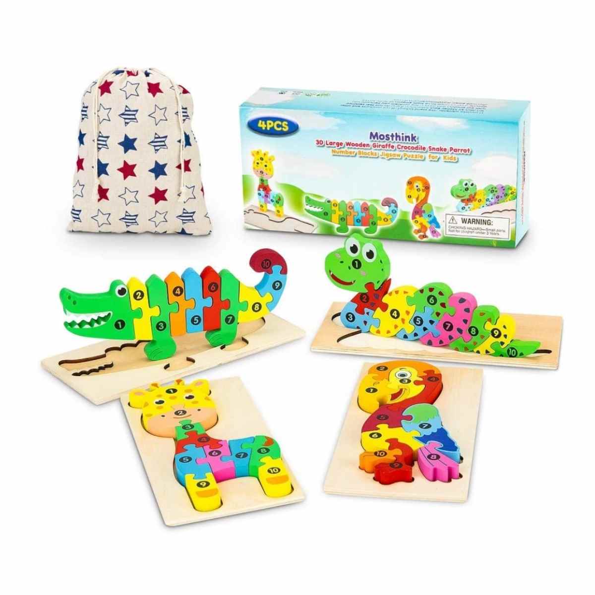 Mosthink Wooden Jigsaw Puzzles