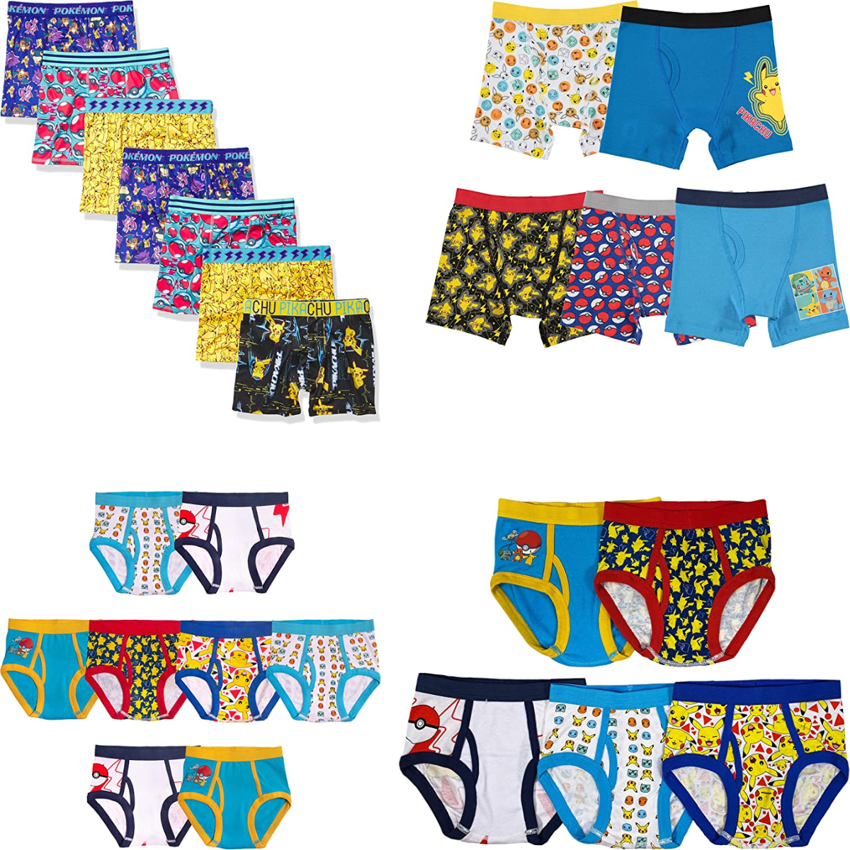 Pokemon Boys' Underwear Multipacks for up to 45% Off | Smart Savers
