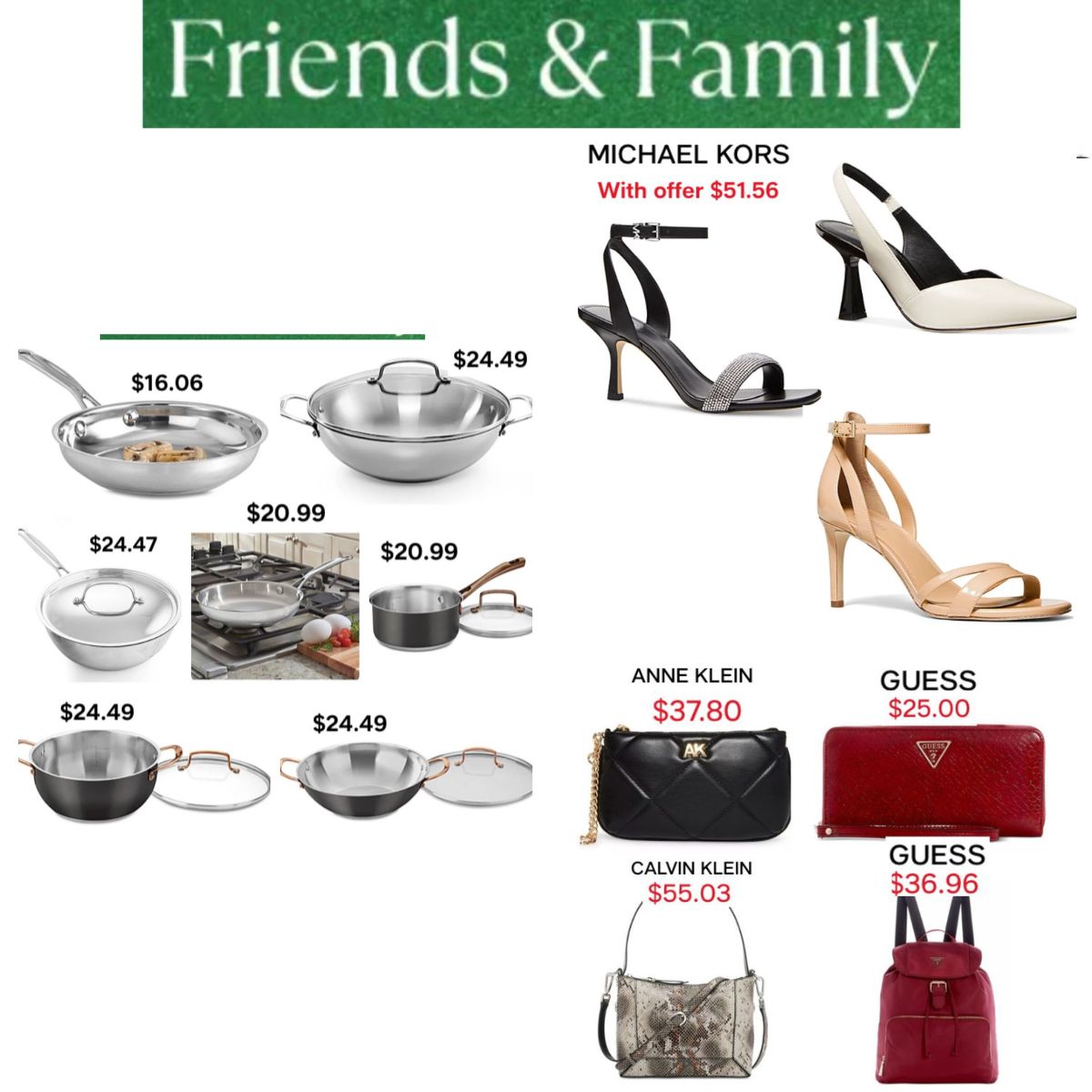 Macy's friends and family sale | Handbags, Michael Kors footwear, Cuisinart  cookware | Smart Savers