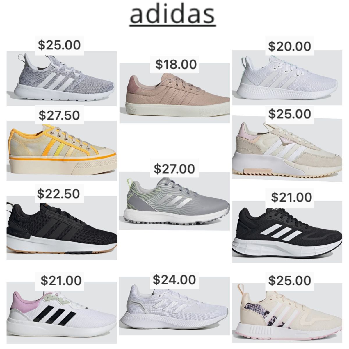 Cerco Alojamiento Chillido Extra 50% off Adidas | Adults shoes as low as $17+ | Free shipping | Smart  Savers