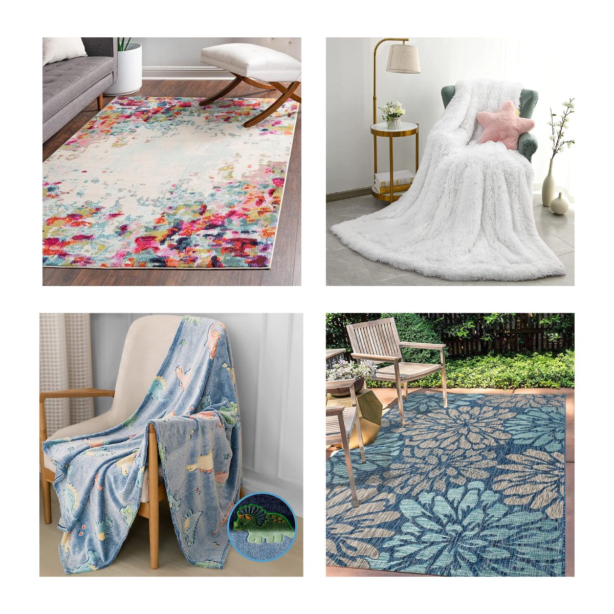 Save Big on Area Rugs and Throw Blankets Smart Savers