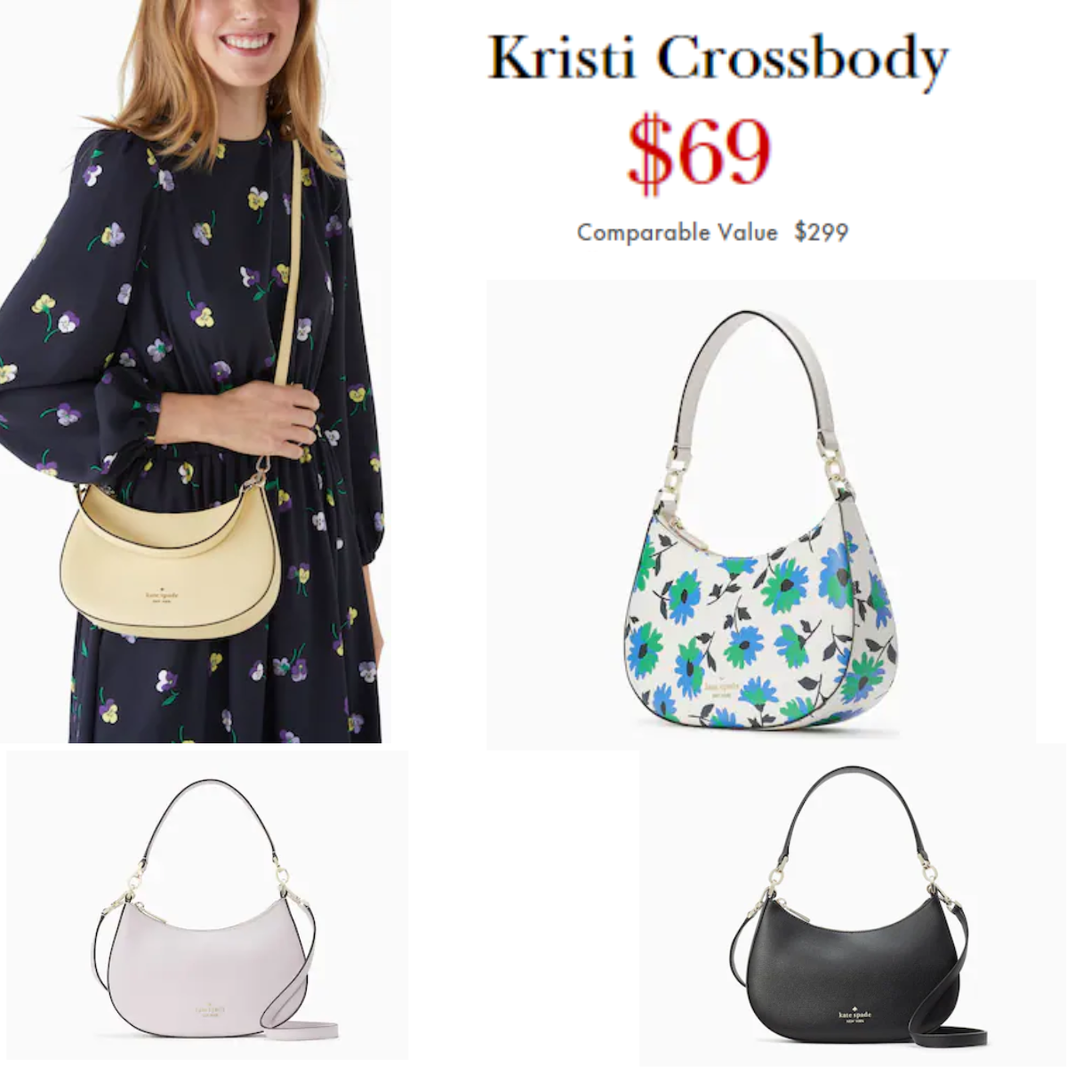 Kate Spade Kristi Crossbody at a great price