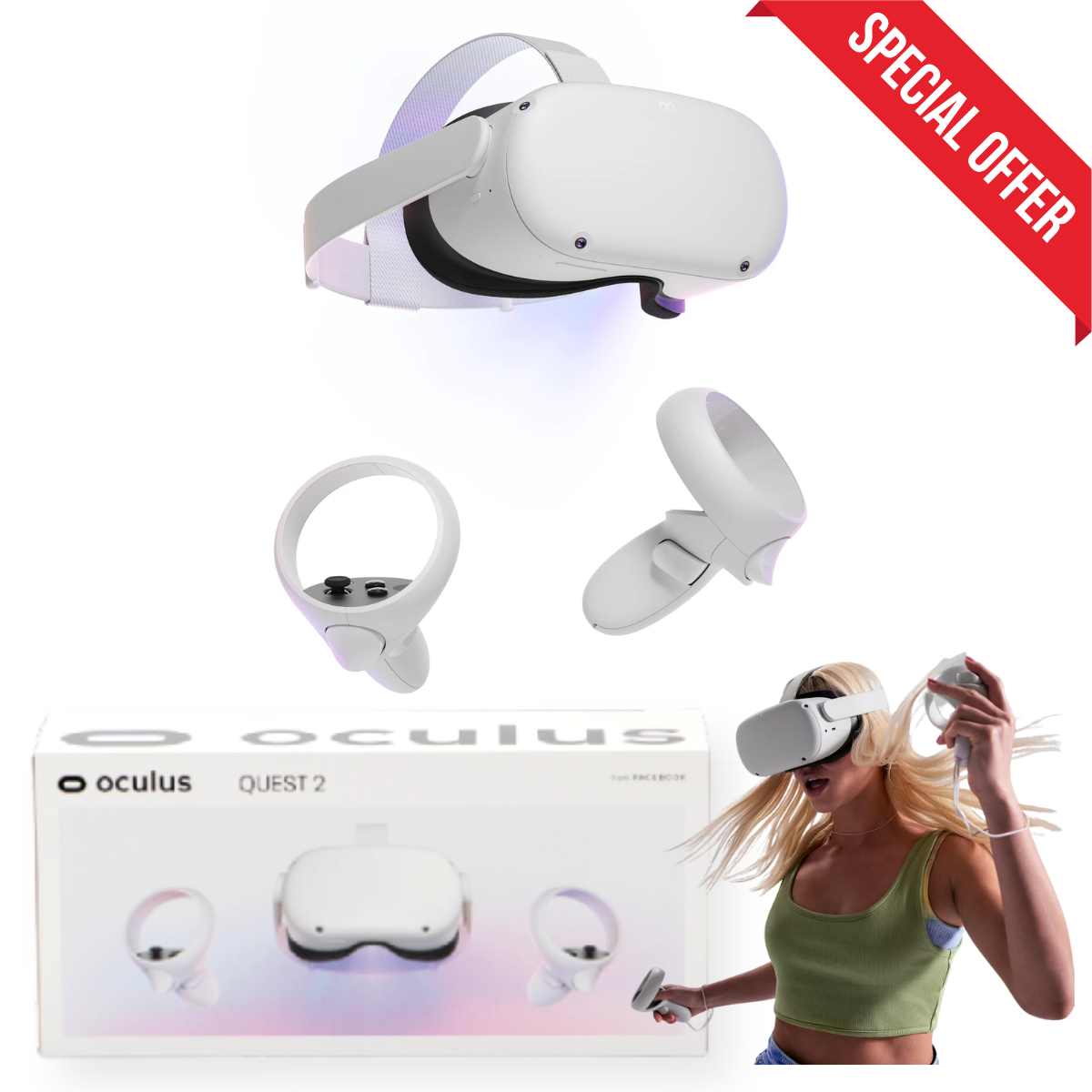 Meta Quest 2 - Oculus VR Headset for $299 | Smart Savers