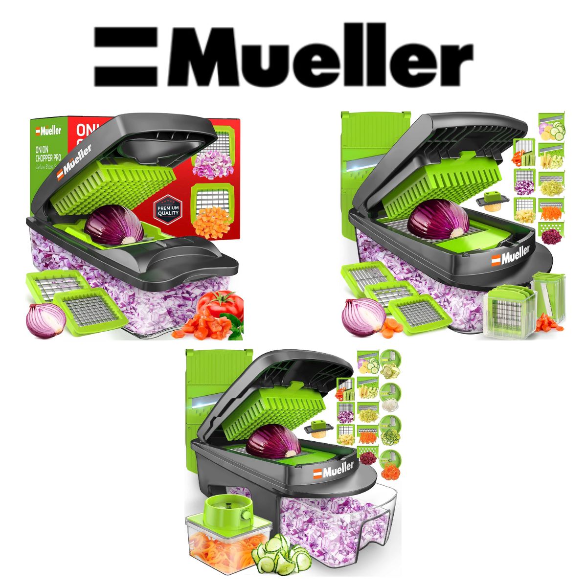 Mueller vegetable choppers as low as $16+