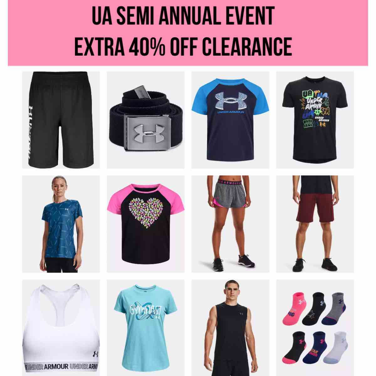 Verwoesting Centimeter lenen One-day deal: Extra 40% off clearance items at Under Armour | Smart Savers