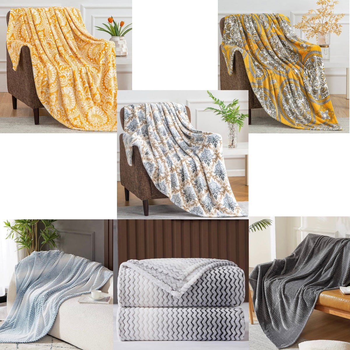 Bedelite Fleece Gradient u0026 Luxury Printed Blankets $6-$17+ And Bedsure  Stadium Blanket $5+ | Smart Savers