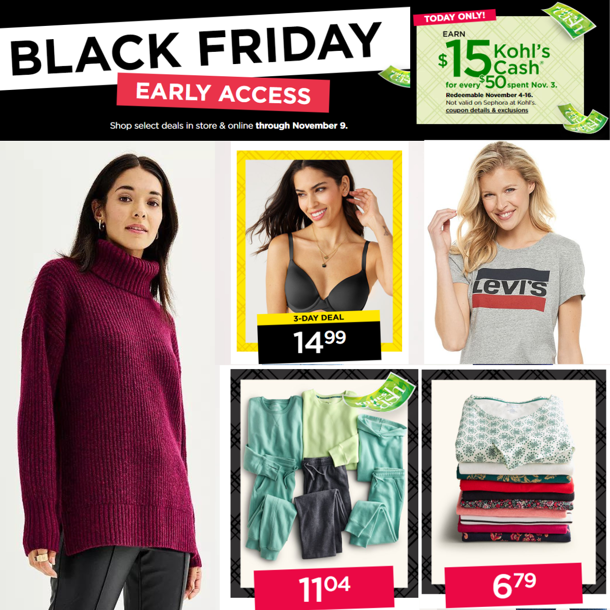 Kohl's Black Friday Early Access 2023 Ad and Deals