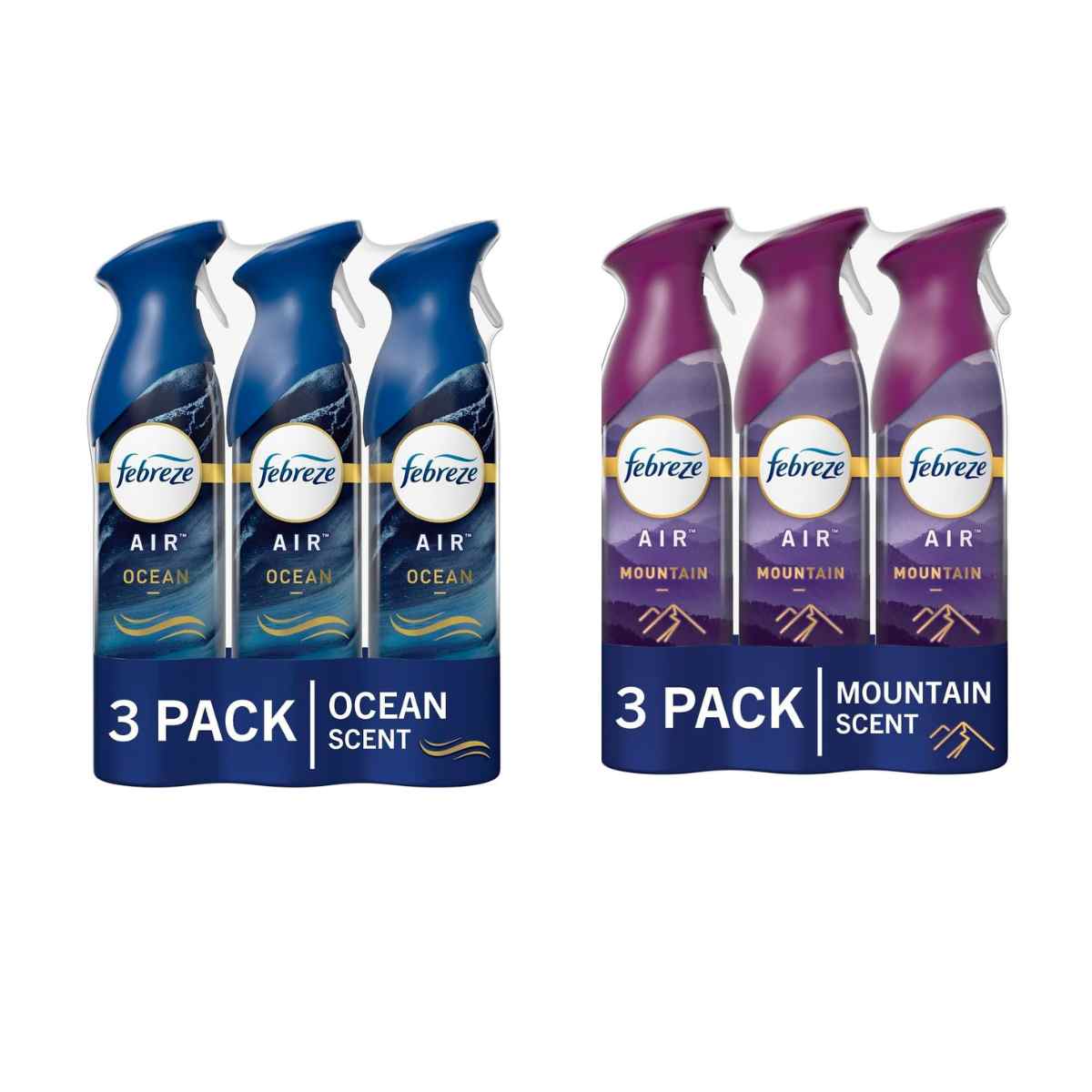 Febreze Air Air Refresher, Ocean, Value Pack - 2 pack, 8.8 oz bottles