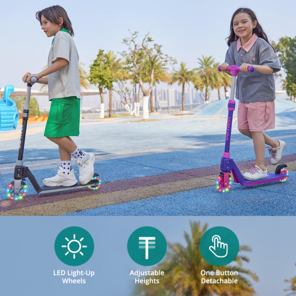 Flashing Wheels Kid's Scooter 19+ Baby Balance Bike 19+ Smart Savers