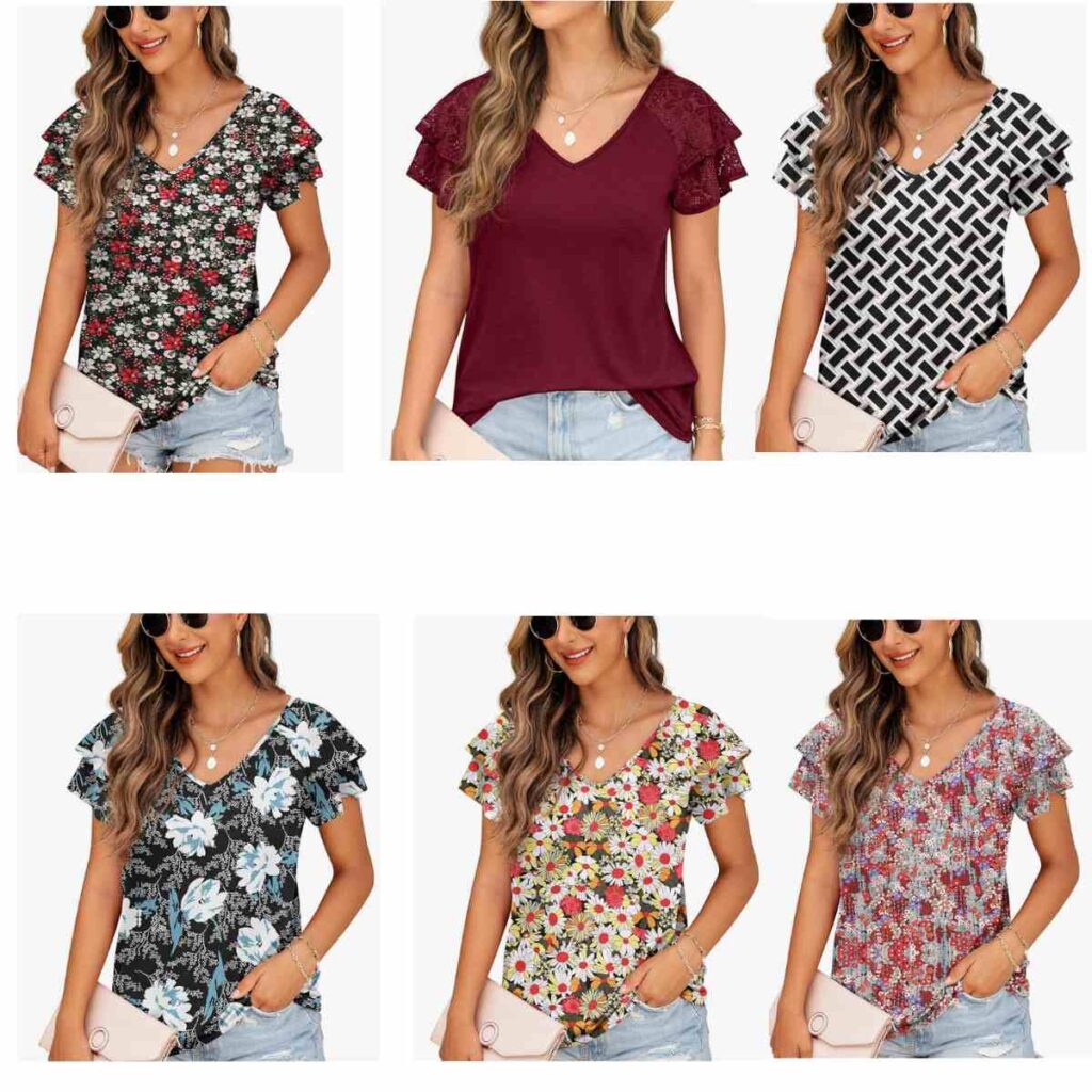 Women's Double Lace Sleeve Tops for $9+ | Smart Savers