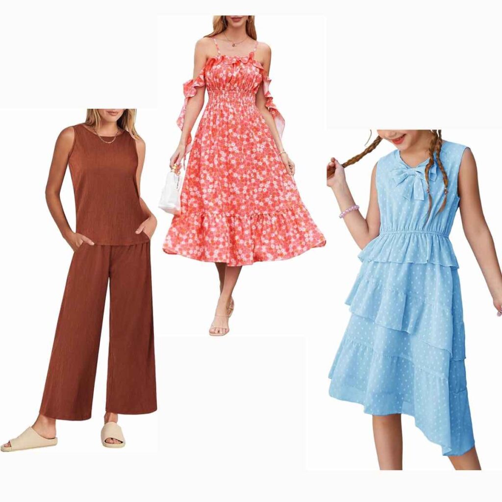 2-pc sets and girls dresses for $10| women’s dress for $14+ | Smart Savers