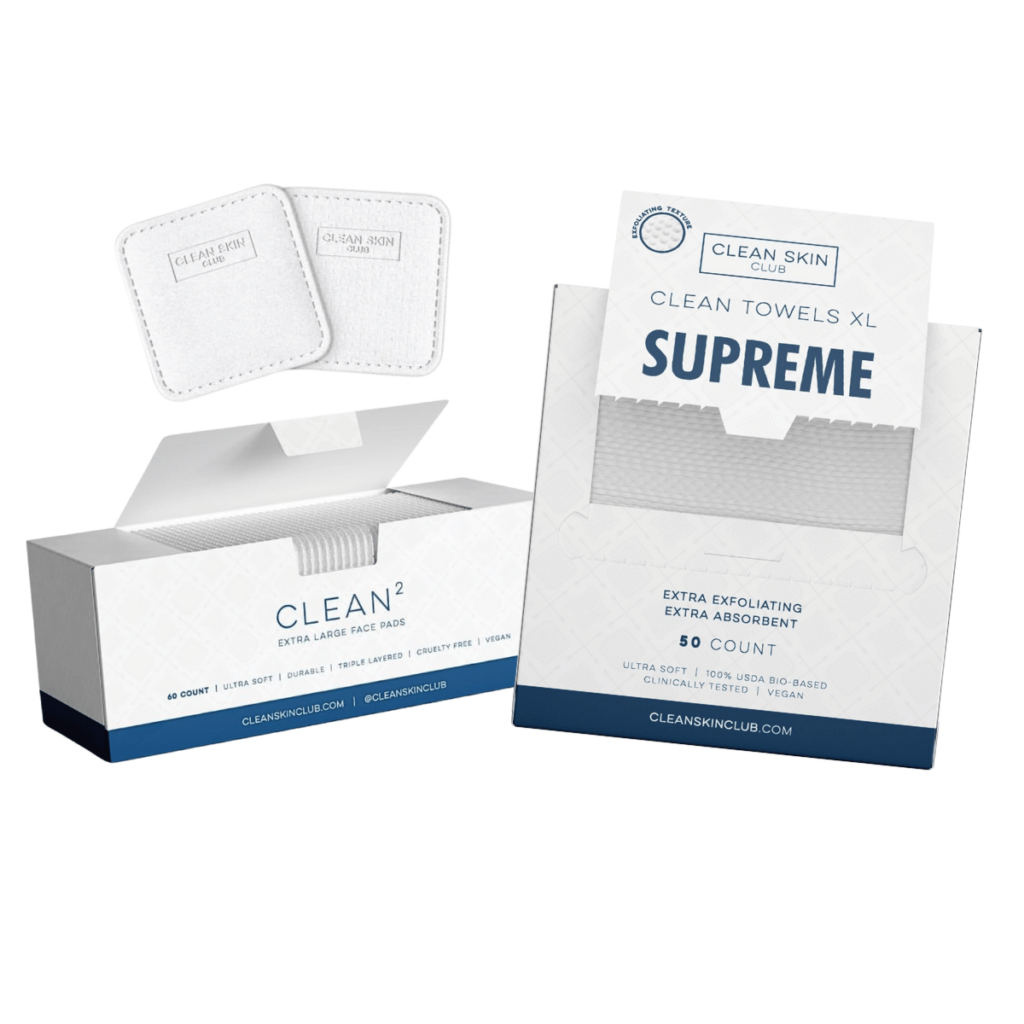 Clean Skin Club Towels 9+ (reg. 18) hugely skin