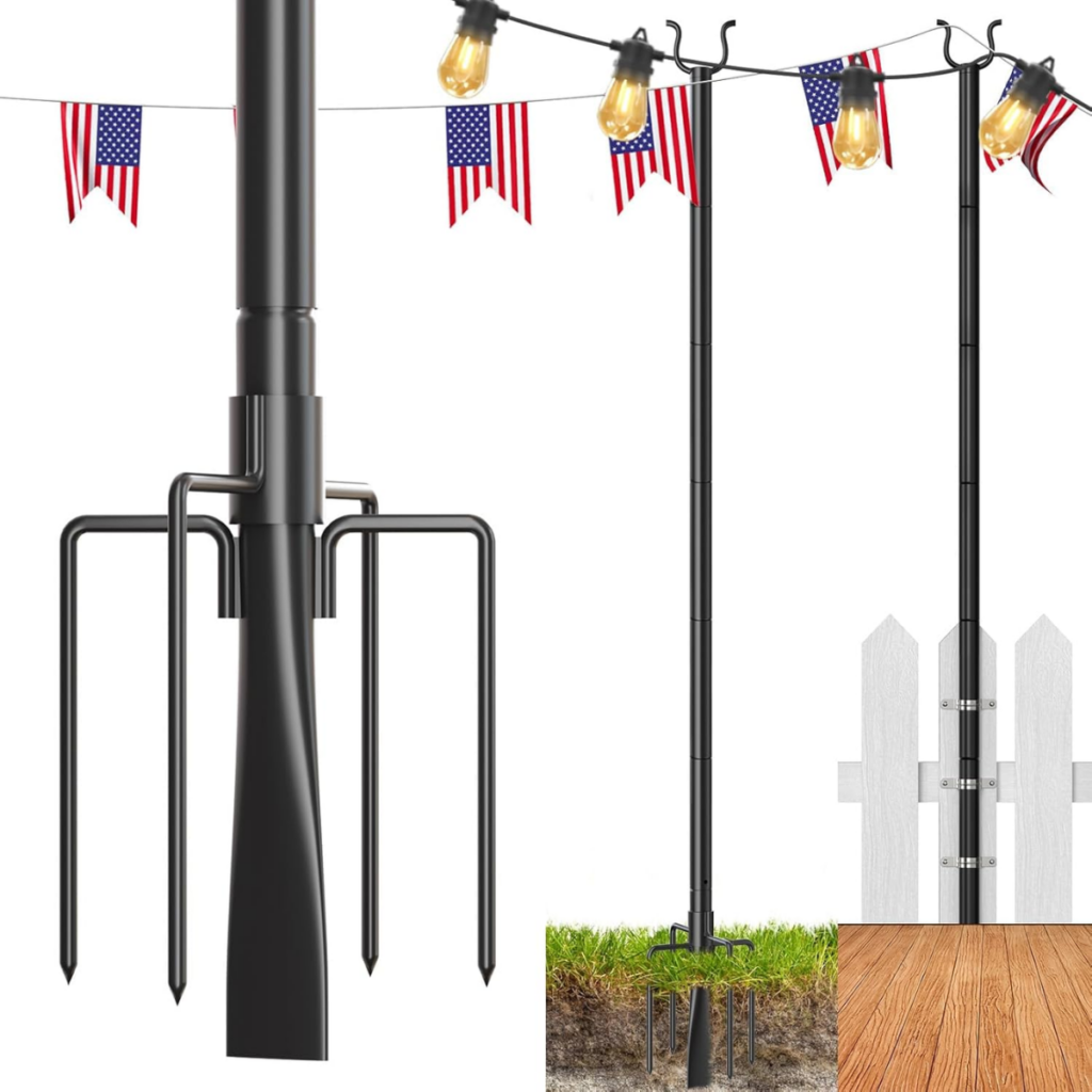 Cool Mist Humidifier 12+ String Light Poles 18+ Interlocking Deck