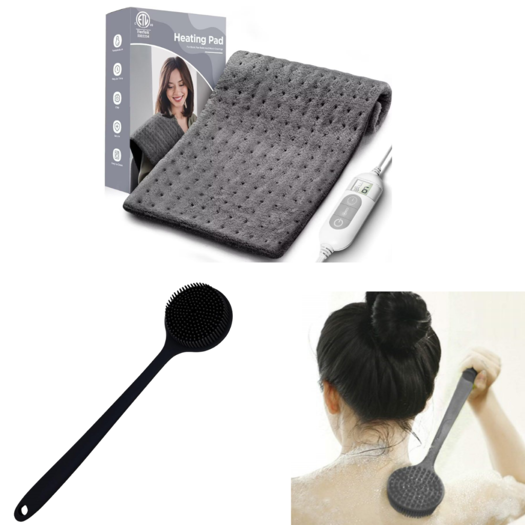 Silicone Body Scrubber 4+ Electric Heat Pad 11+ Smart Savers