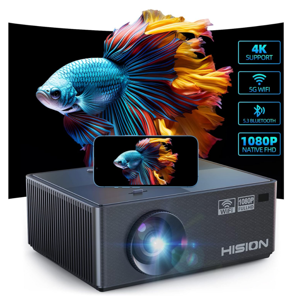 4K Projector w/ with WiFi & Bluetooth 49+ Cordless Handheld Vacuum