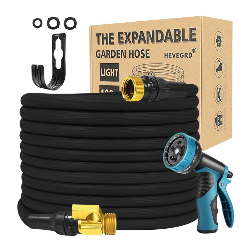 100 ft. Expandable Garden Hose 18+ Grow Lights 12+ 5 Tree Netting