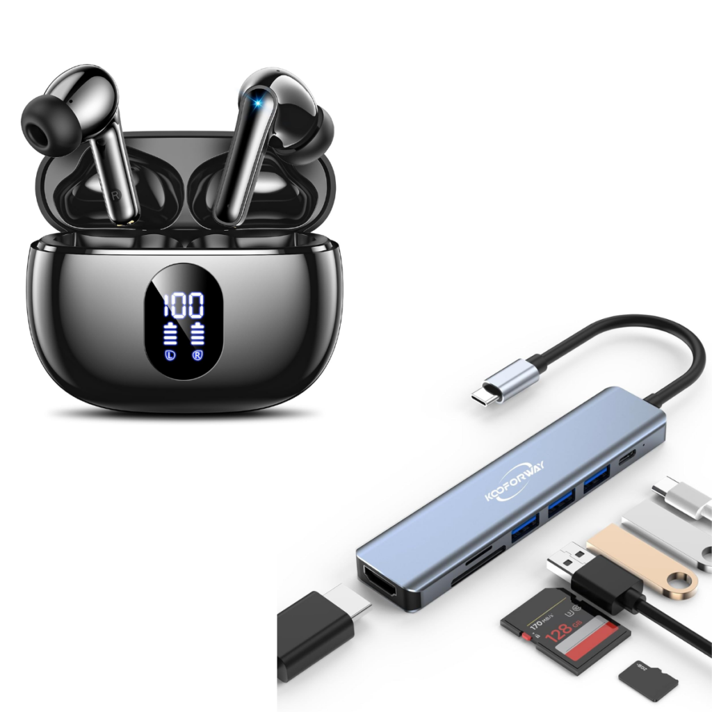Wireless Earbuds or Laptop Docking station for 8+ Smart Savers