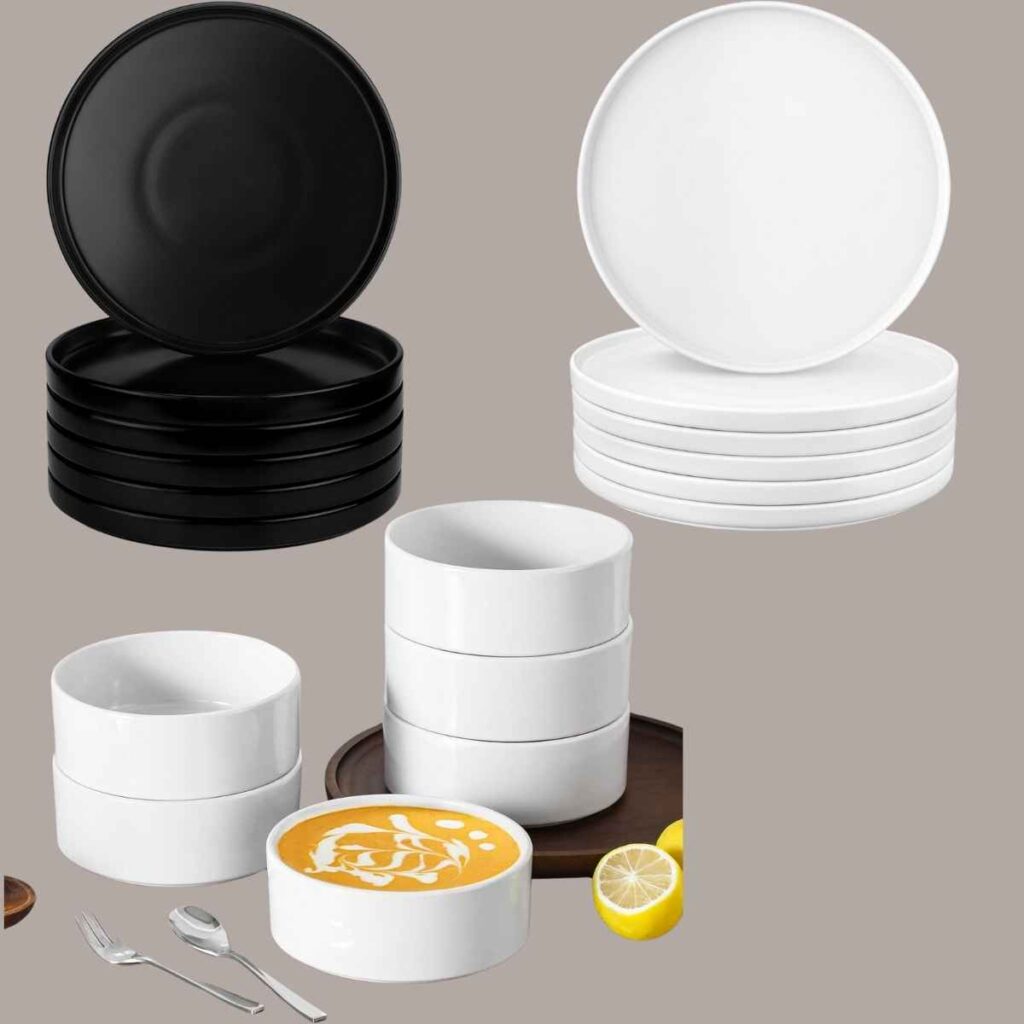 Ceramic Dinner Plates (13 18+) Soup Bowls 13+ Smart Savers
