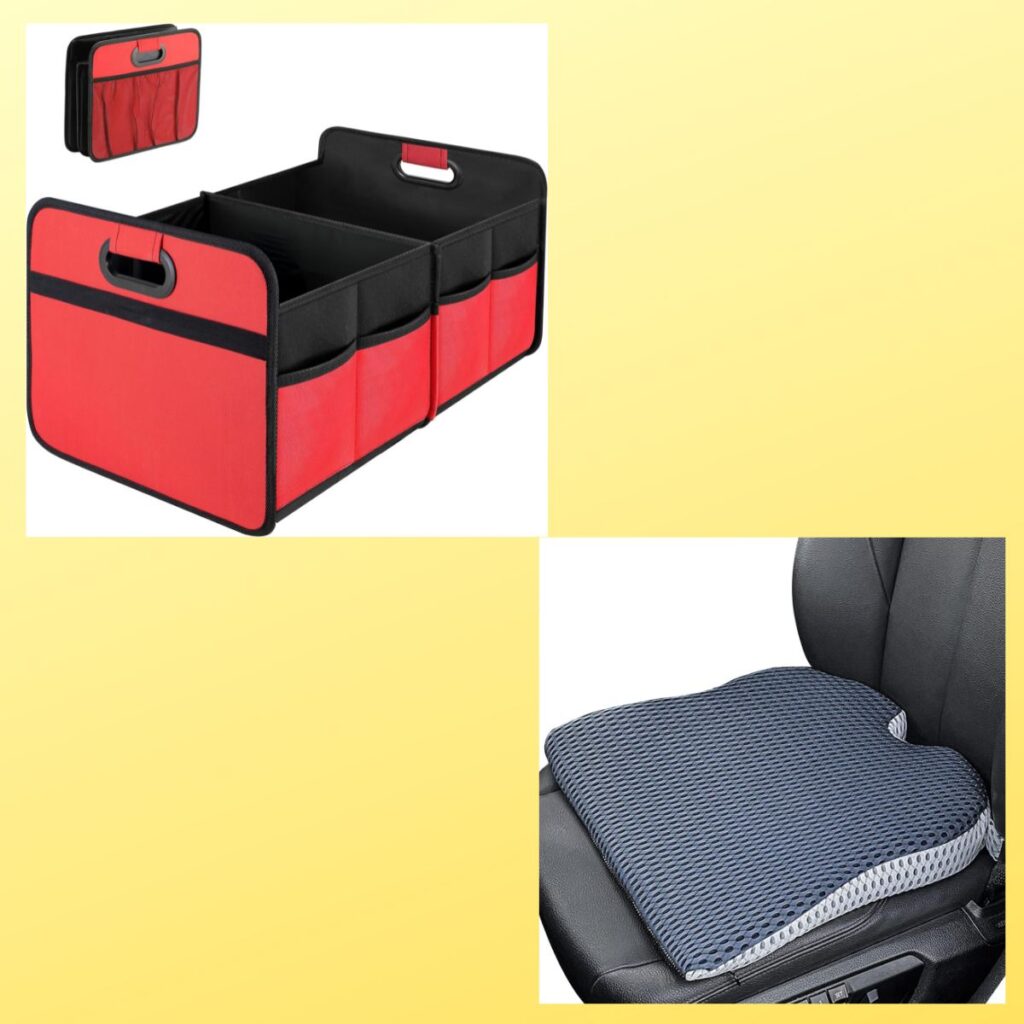 Waterproof Car Trunk Organizer 9+ Car Wedge Seat Cushion 13