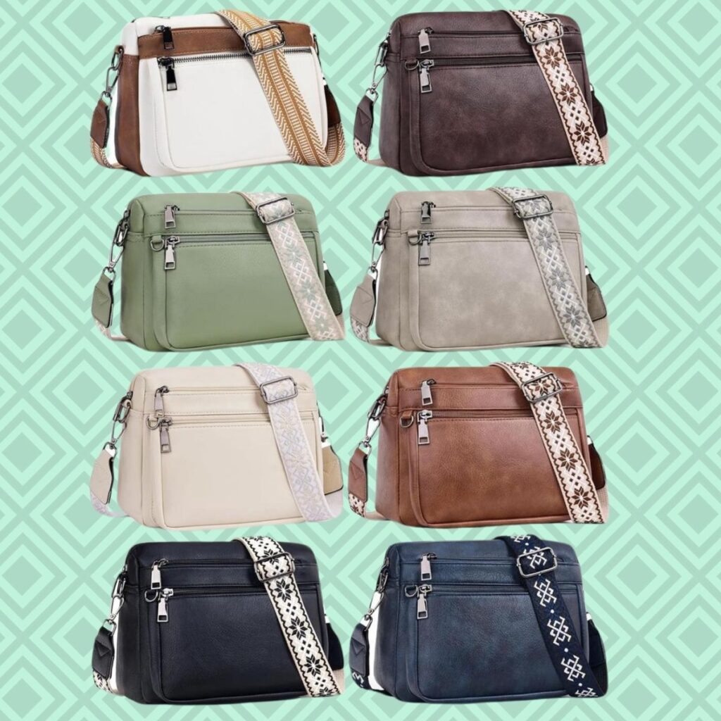 Vegan Leather Crossbody Bags for Women 13+ Smart Savers