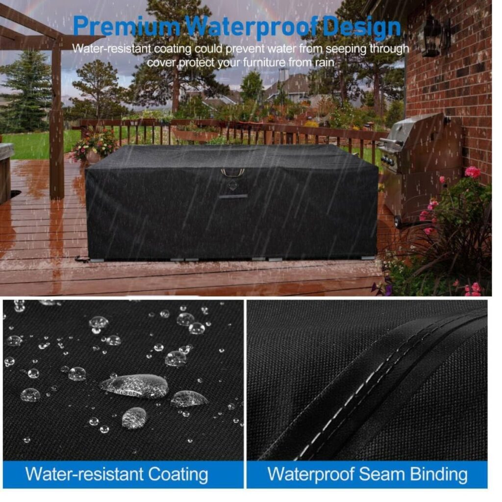 Outdoor Waterproof Patio Furniture Covers 9+ 2 Pack Outdoor Patio