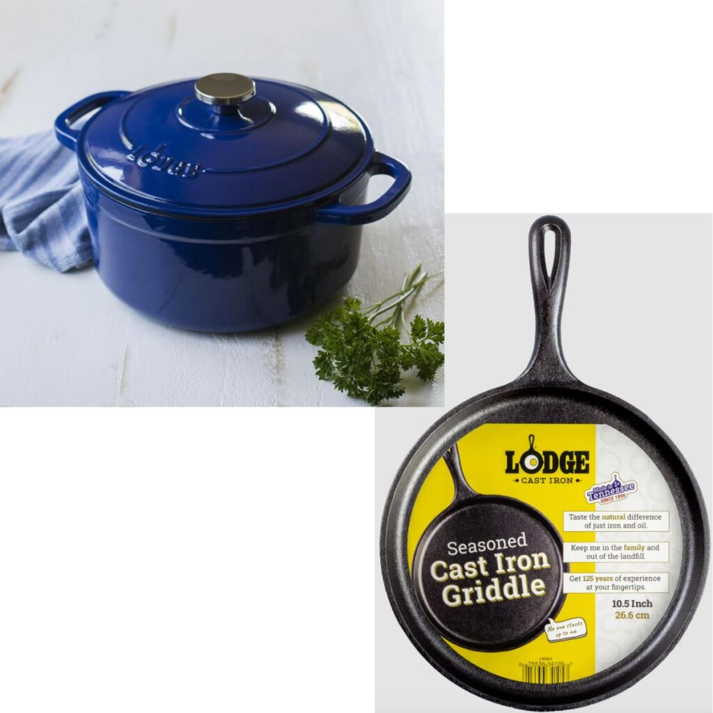 Cast iron cookware from 7+ Smart Savers