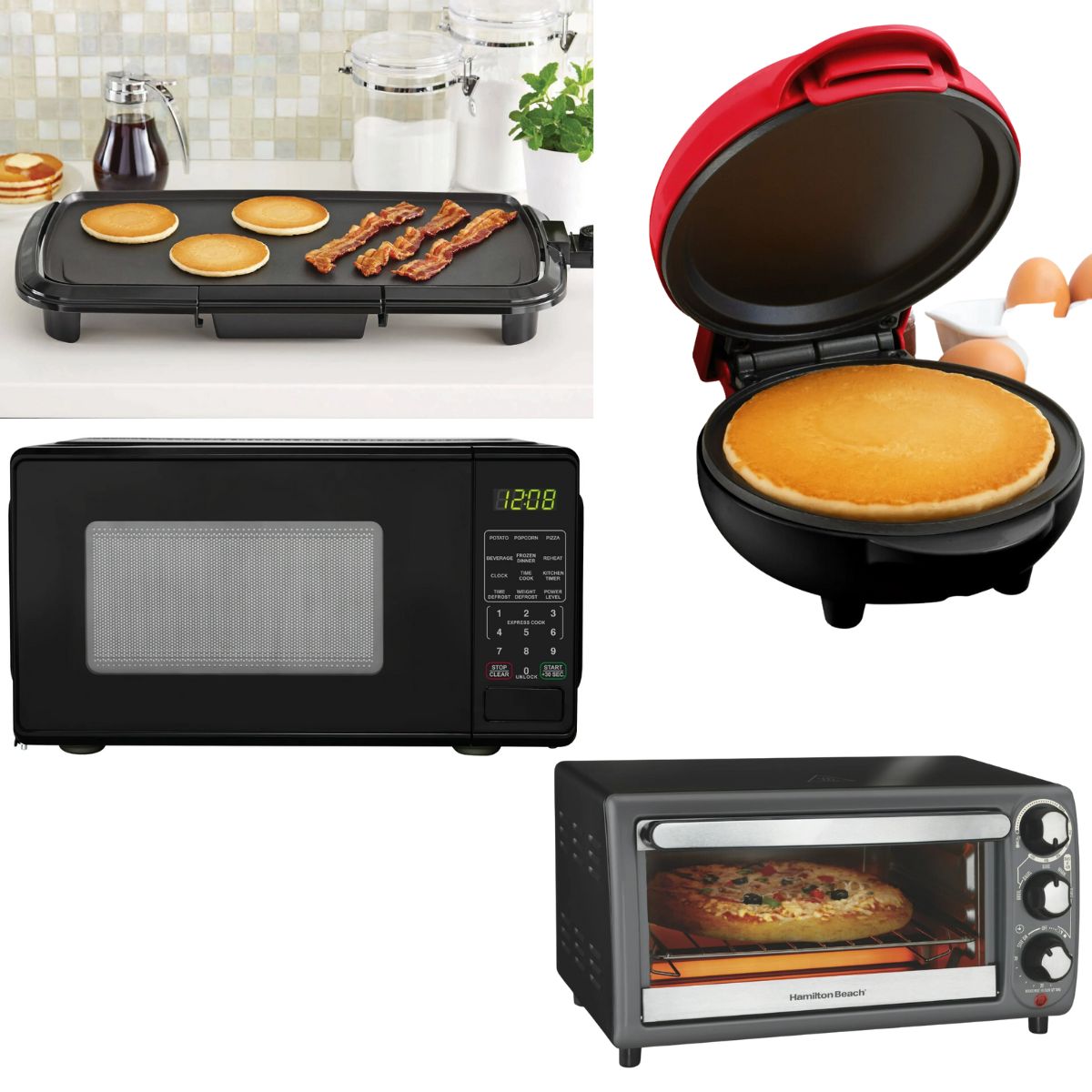 Pancake Griddle, 8+ Microwave Oven, 49 & More Smart Savers