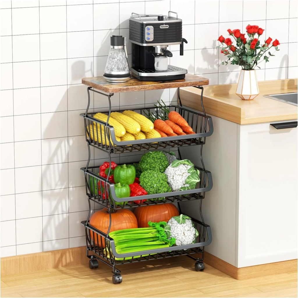 Vegetable Chopper for 716+ 4Tier Fruit Basket for 36+ Knife