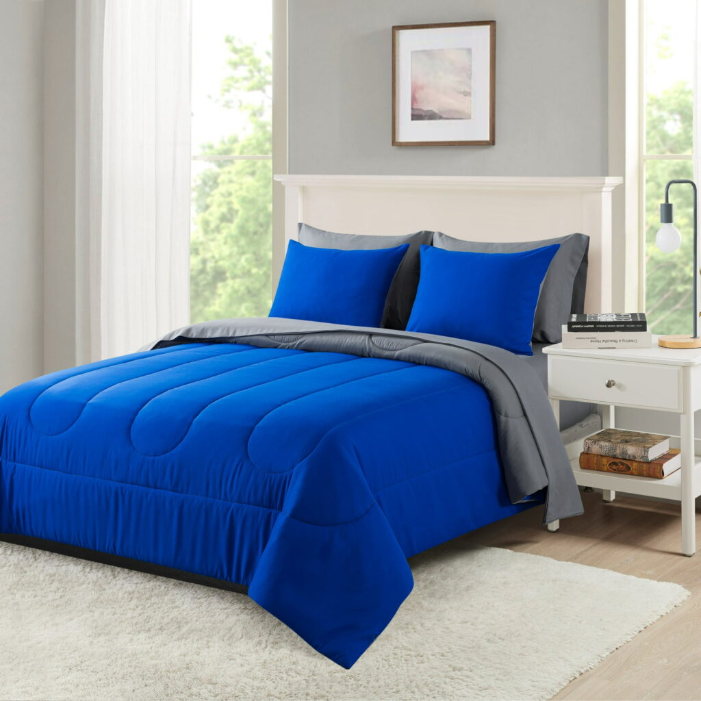 Sherpa Throw Blanket, 9+ 4Piece sheet Set, 7+ 7Piece Comforter