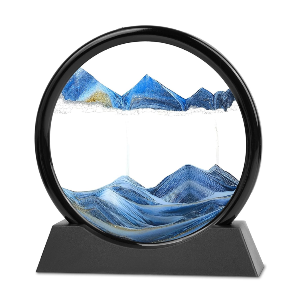 Sunflower Table Lamp 12+ 3D Moving Sand Art 8+ Floral decor 9