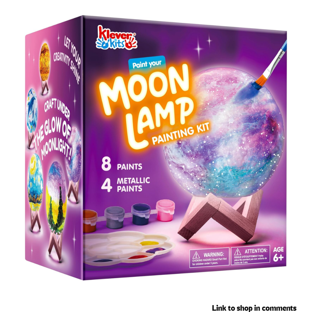 6pk puzzle, 9+ Glow in dark painting 9+ Moon lamp, 9+ Smart