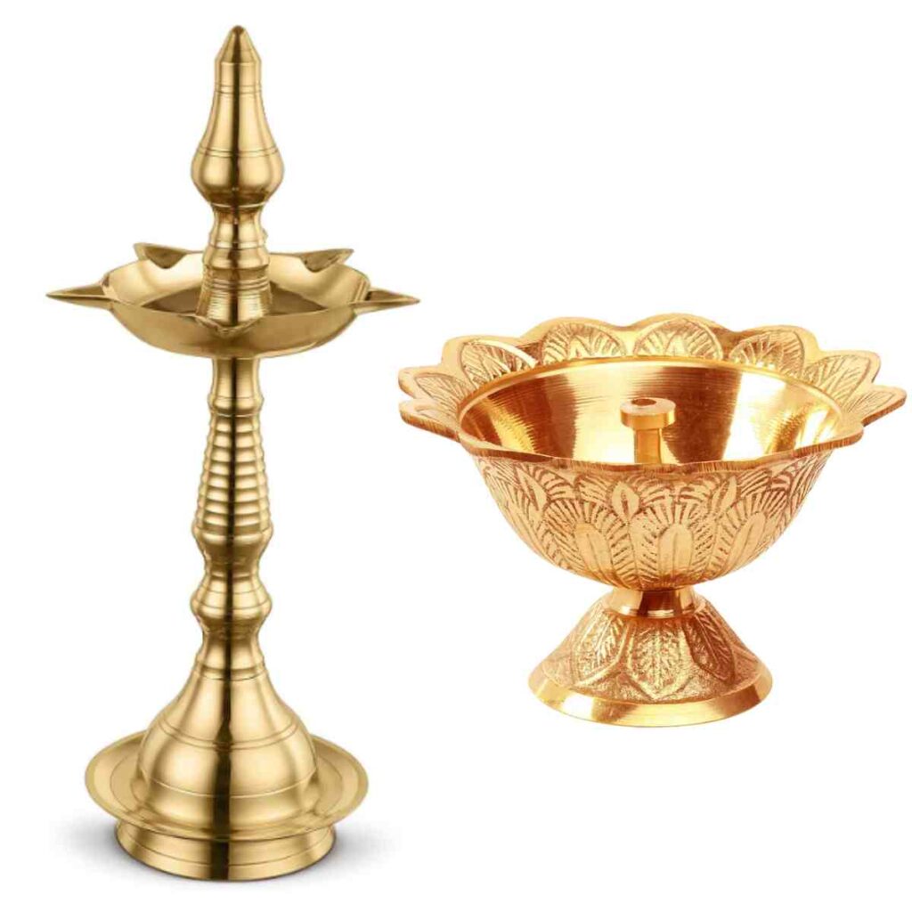 Brass Puja Oil Lamp starting at 8+ Smart Savers