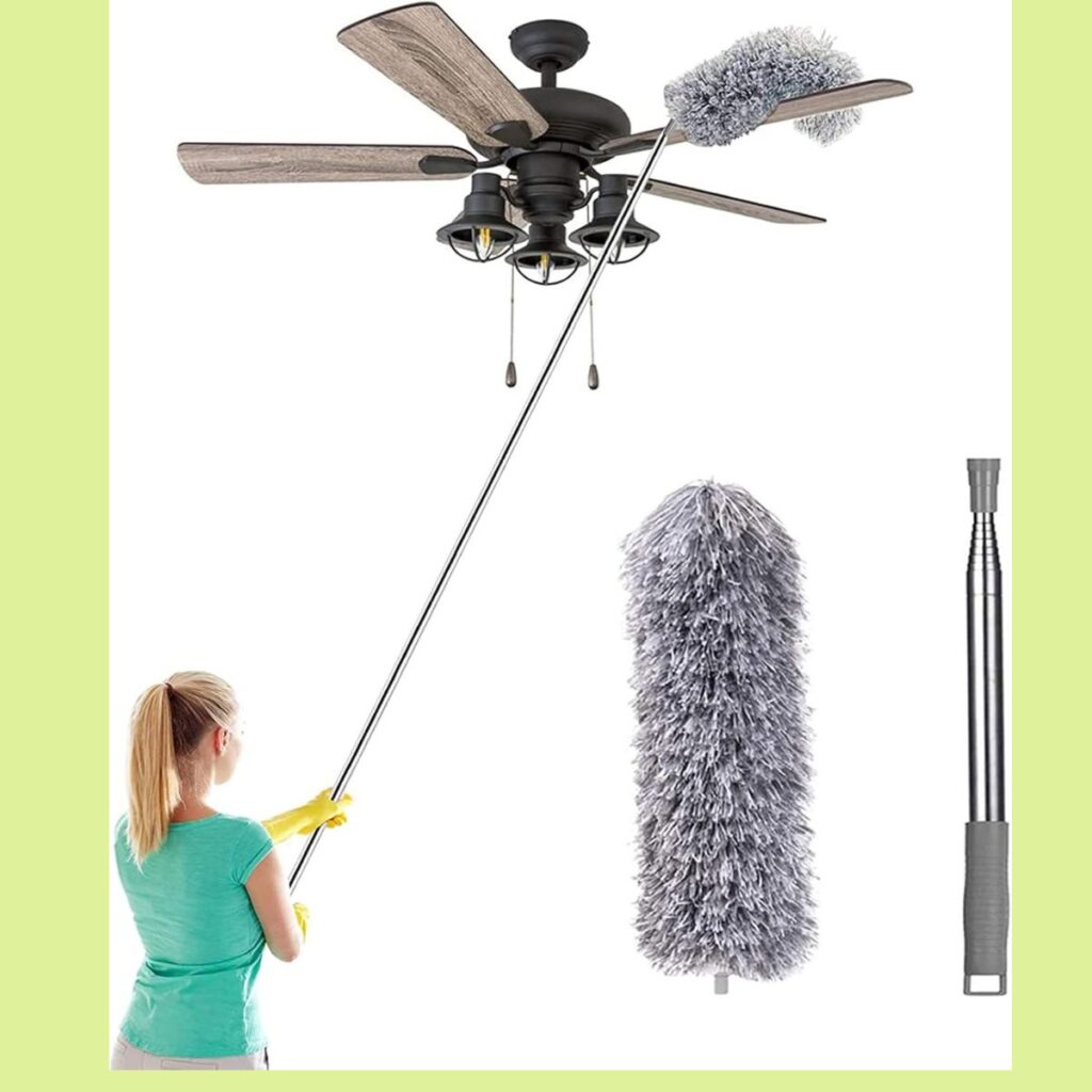 Microfiber Duster with 100" Extension Pole 9+ Smart Savers
