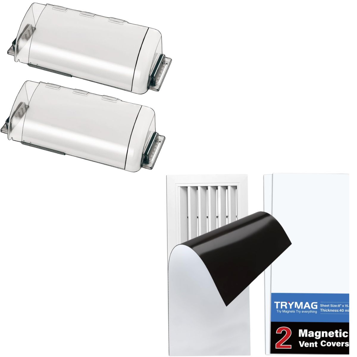 2 Pack Adjustable Air Vent Deflector 9+ 2 Pack Air Vent