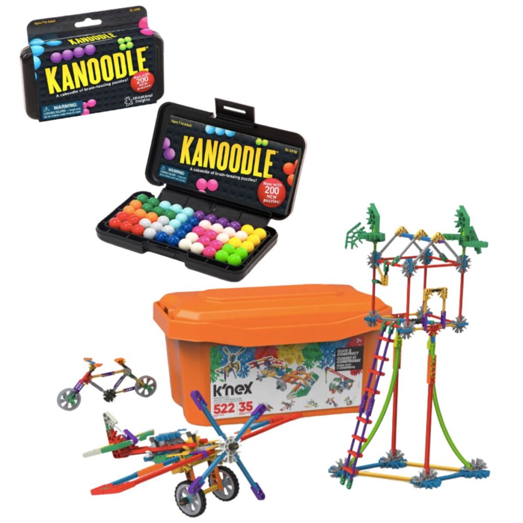 Kanoodle brain teaser puzzle 9+522 pcs STEM building toy 18+ Smart