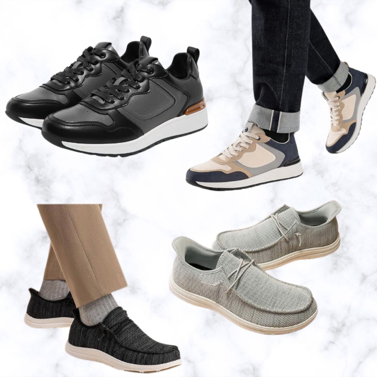 Men's arch support sneakers 15+Slip on loafers 22+ Smart Savers