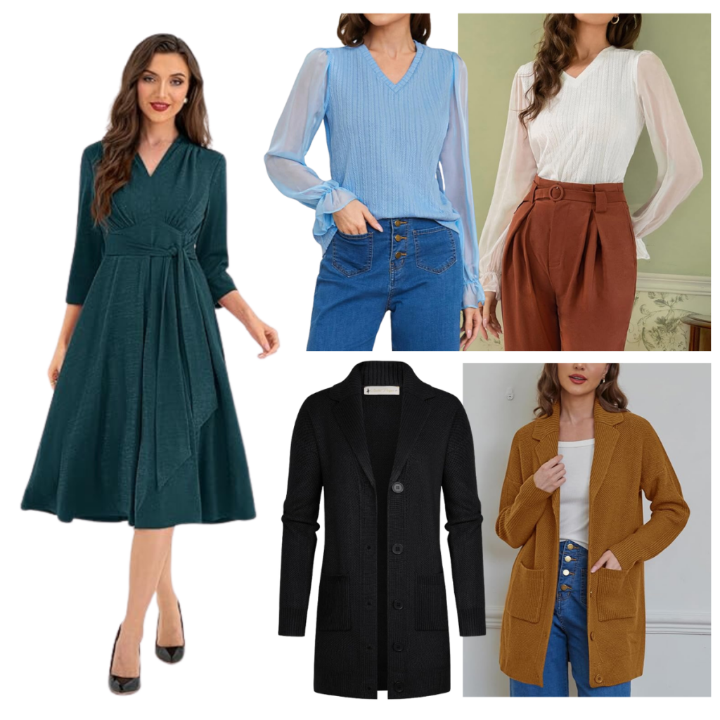 Glitter Cocktail Dress for 12+ Tops for 10+ Cardigan Sweater for