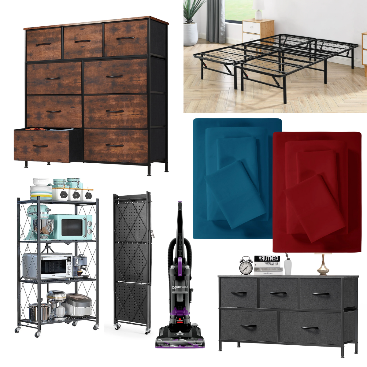 Bed Frame 52+ Bedding Set from 8+ Metal Shelf 38 Dresser for