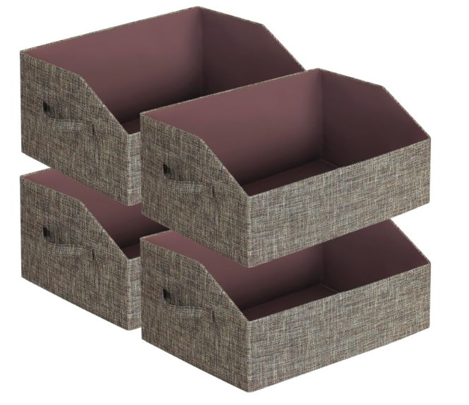 Woven baskets 2 pack 12+Fabric storage bins 4 pack 17 HEPA air