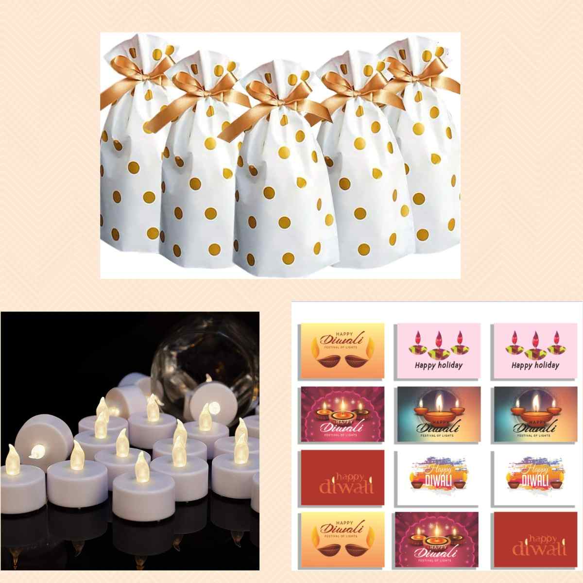 12set Happy Diwali Greeting Cards with Envelopes and Stickers 4