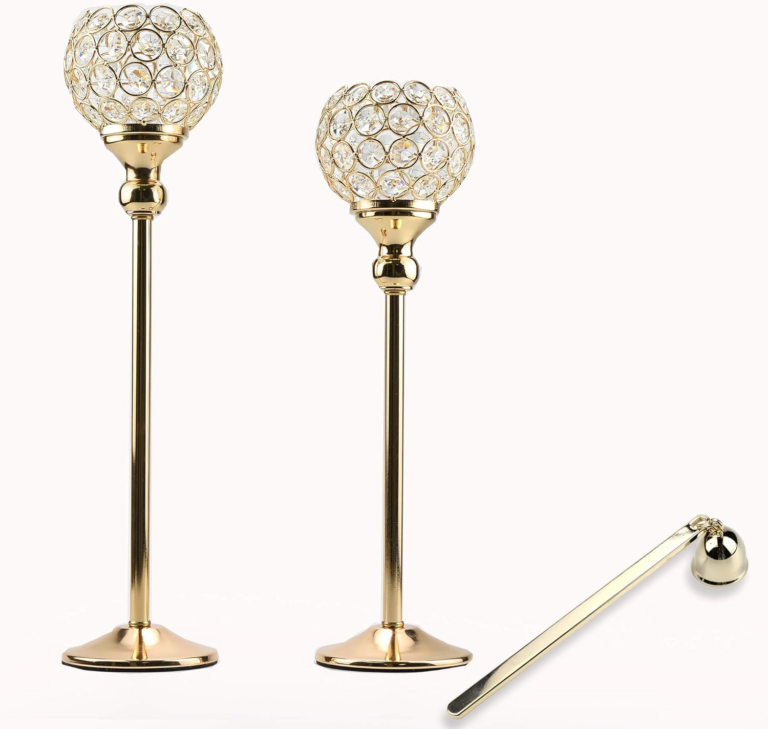 2PCS Crystal Candle Holders 14+ Fall Decorative Throw Pillow Covers