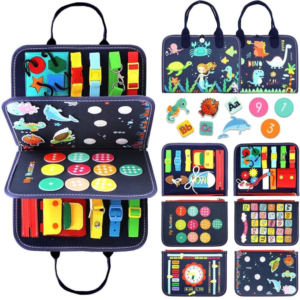 Busy Board Montessori Toy 6+ Galaxy Projector 8+ Smart Savers