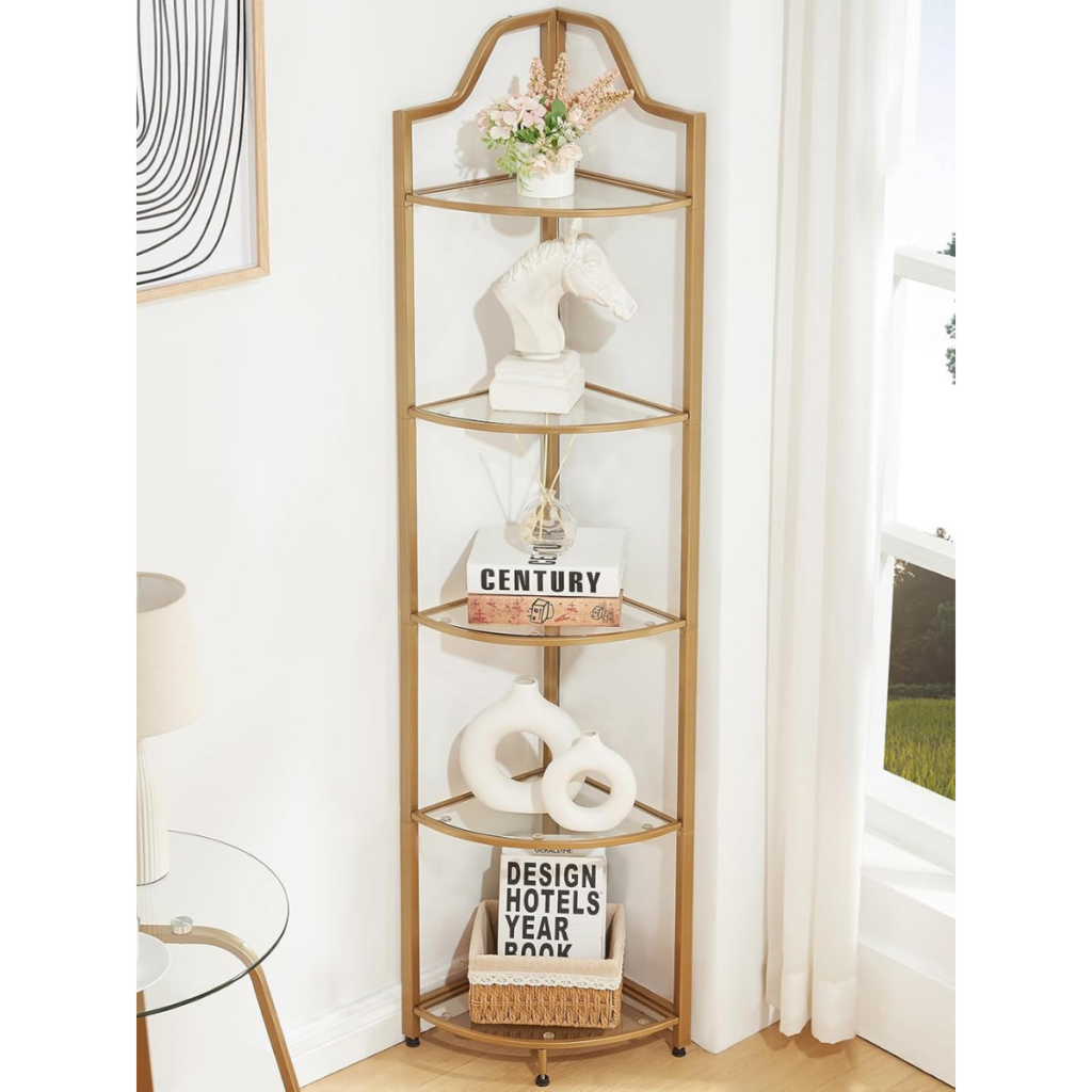 5Tier Corner Shelf Stand 44+ 2pack tablelamps 39+ 12pack