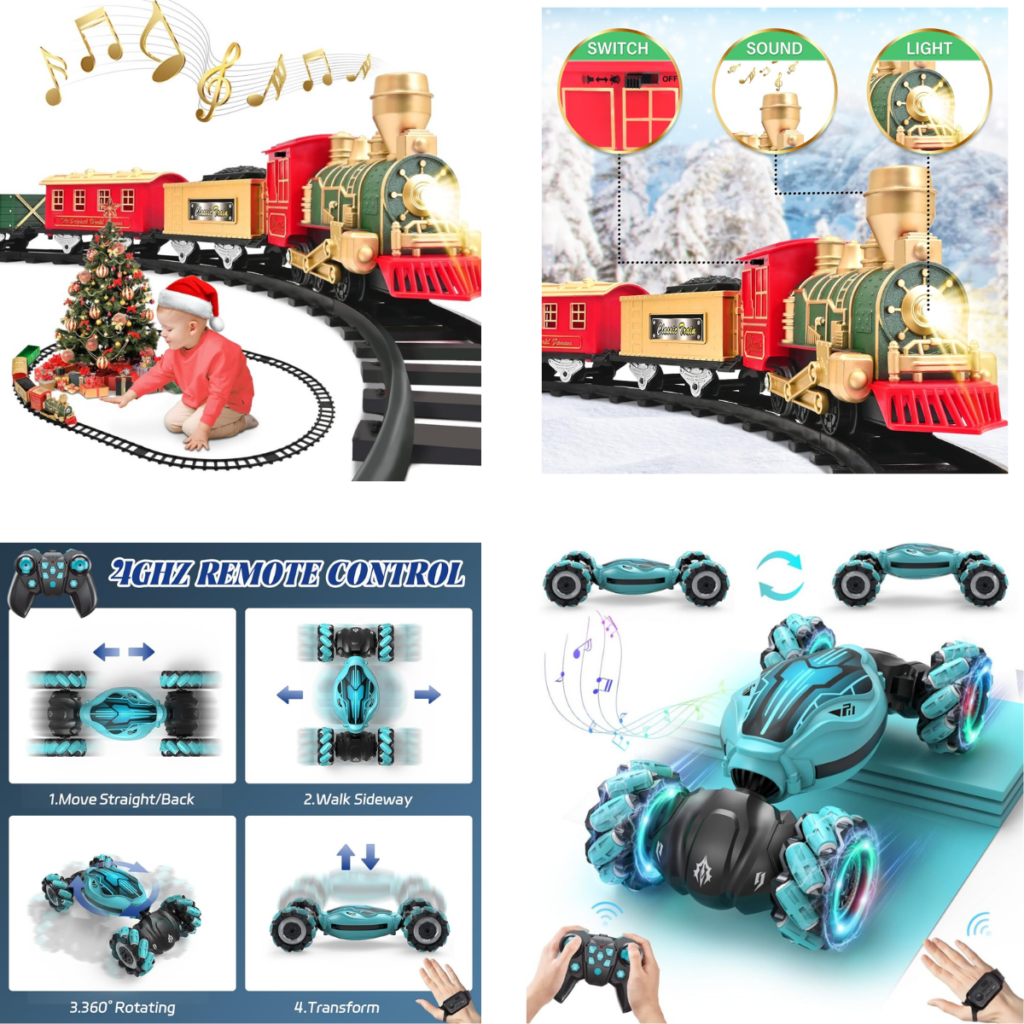 Toy Train Set 9+ Gesture Sensing RC Stunt Car 10+ Smart Savers