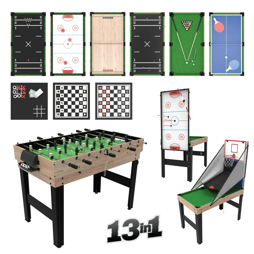 13 in 1 Multi Game Table 139+ 6.5Ft Pre Lit Christmas Tree 39