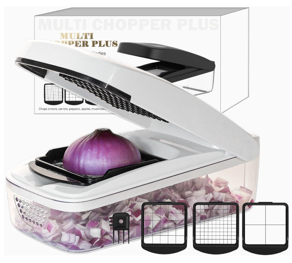 Tablecloth $8+ | Blender $18+ | Vegetable chopper $9+ | Smart Savers