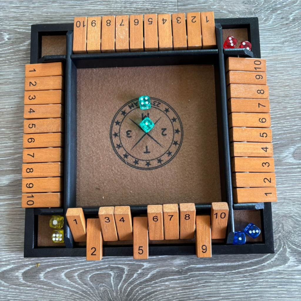 Fun Game for Kids & Adults - Wooden Shut The Box Game $13+ | Smart Savers